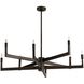 Griff 8 Light 39 inch English Bronze and English Bronze Chandelier Ceiling Light