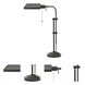 Pharmacy 22 inch 60 watt Dark Bronze Table Lamp Portable Light, Adjustable Pole