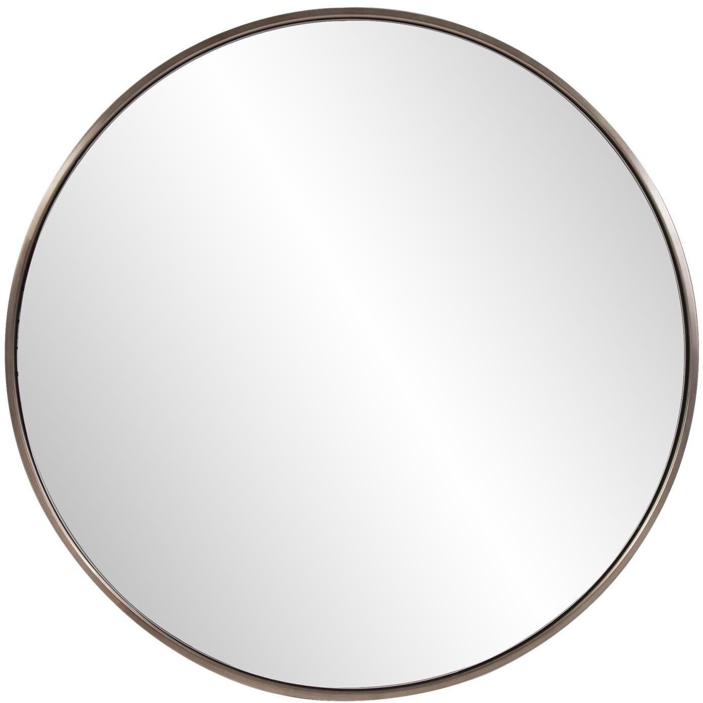 Copenhagen 30 X 30 inch Brushed Brass Wall Mirror