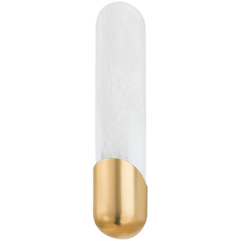 Rome LED 4.25 inch Vintage Brass ADA Wall Sconce Wall Light