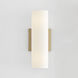 Drew & Jonathan Capalino 2 Light 5 inch Satin Brass Sconce Wall Light