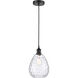 Edison Waverly 1 Light 8 inch Matte Black Mini Pendant Ceiling Light