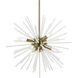 Uptown 6 Light 20 inch Antique Brass Pendant Chandelier Ceiling Light