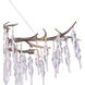 Rainier 6 Light 40 inch Silver Mist Linear Chandelier Ceiling Light