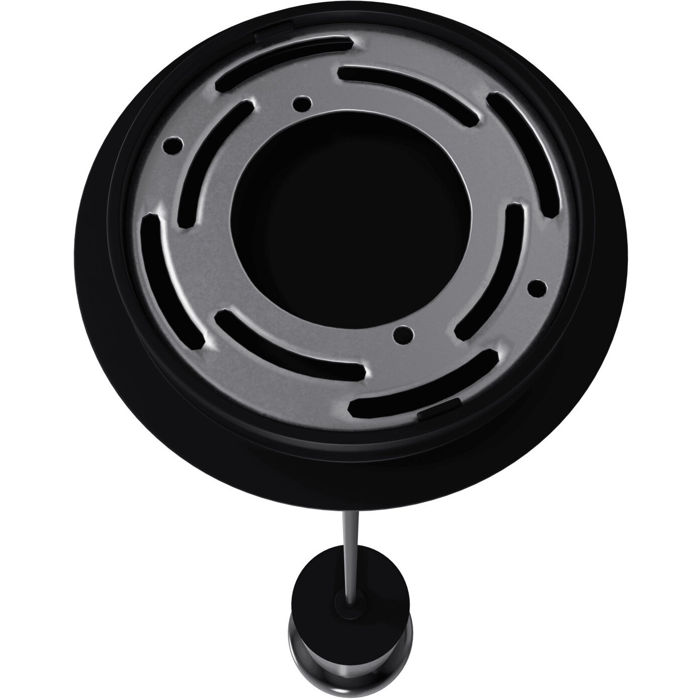 Cicada LED 4 inch Brushed Brass and Black Pendant Ceiling Light