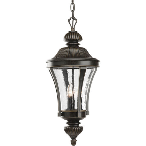 Nottington 3 Light 10 inch Forged Bronze Outdoor Hanging Lantern