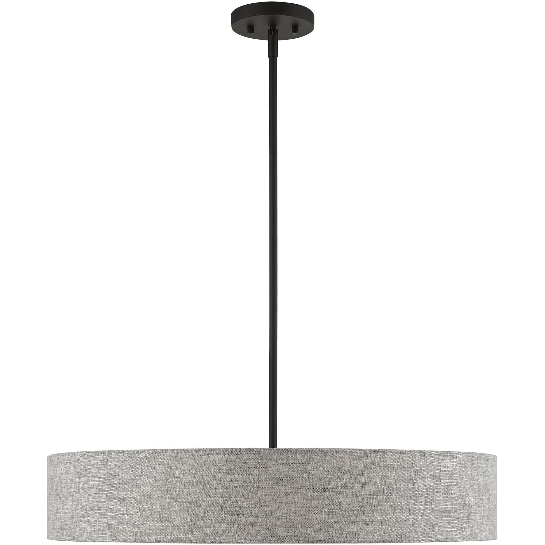 Elmhurst 5 Light 26 inch Black Pendant Ceiling Light, Large