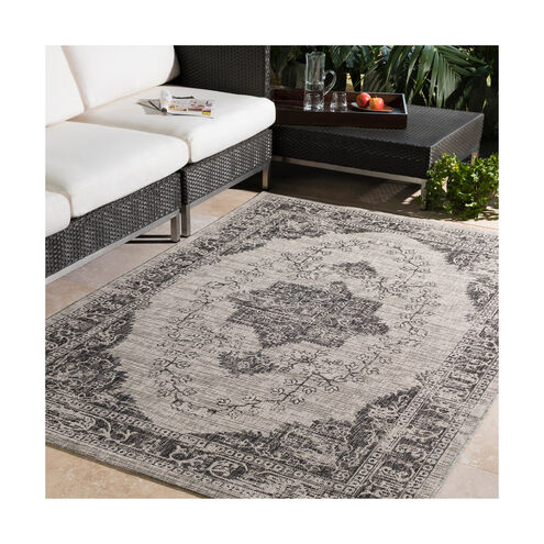 Eagean 91 X 63 inch Taupe/Black/Light Gray/White Outdoor Rug, Rectangle