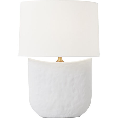 Hable Cenotes 27.75 inch 9 watt Matte White Ceramic Table Lamp Portable Light