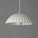 Basilica LED 13.75 inch Chaulk White Single Pendant Ceiling Light