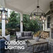 Open Air Alford Place LED 40 inch Oil Rubbed Bronze Outdoor Linear Hanging Light, Estate Series