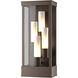 Portico 4 Light 23 inch Coastal Bronze Outdoor Sconce in Opal, Large
