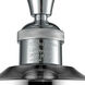 Franklin Restoration Large Oxford 1 Light 12 inch Polished Chrome Semi-Flush Mount Ceiling Light, Franklin Restoration