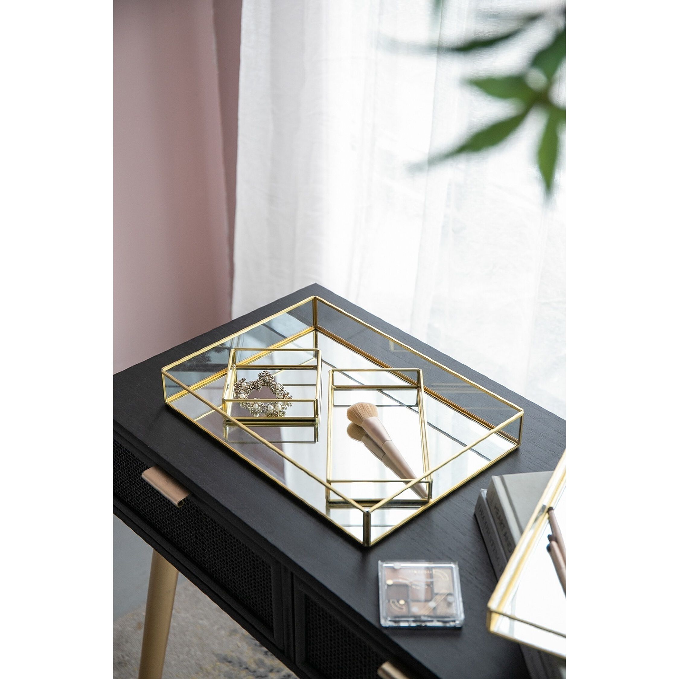 Anita Clear/Gold Tray