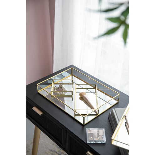 Anita Clear/Gold Tray