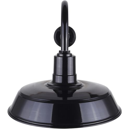 Madison 1 Light 16 inch Black Barn Light