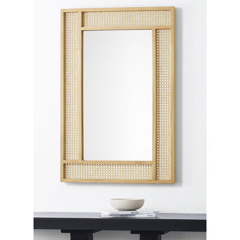 Wren 36 X 24 inch Natural and Clear Mirror