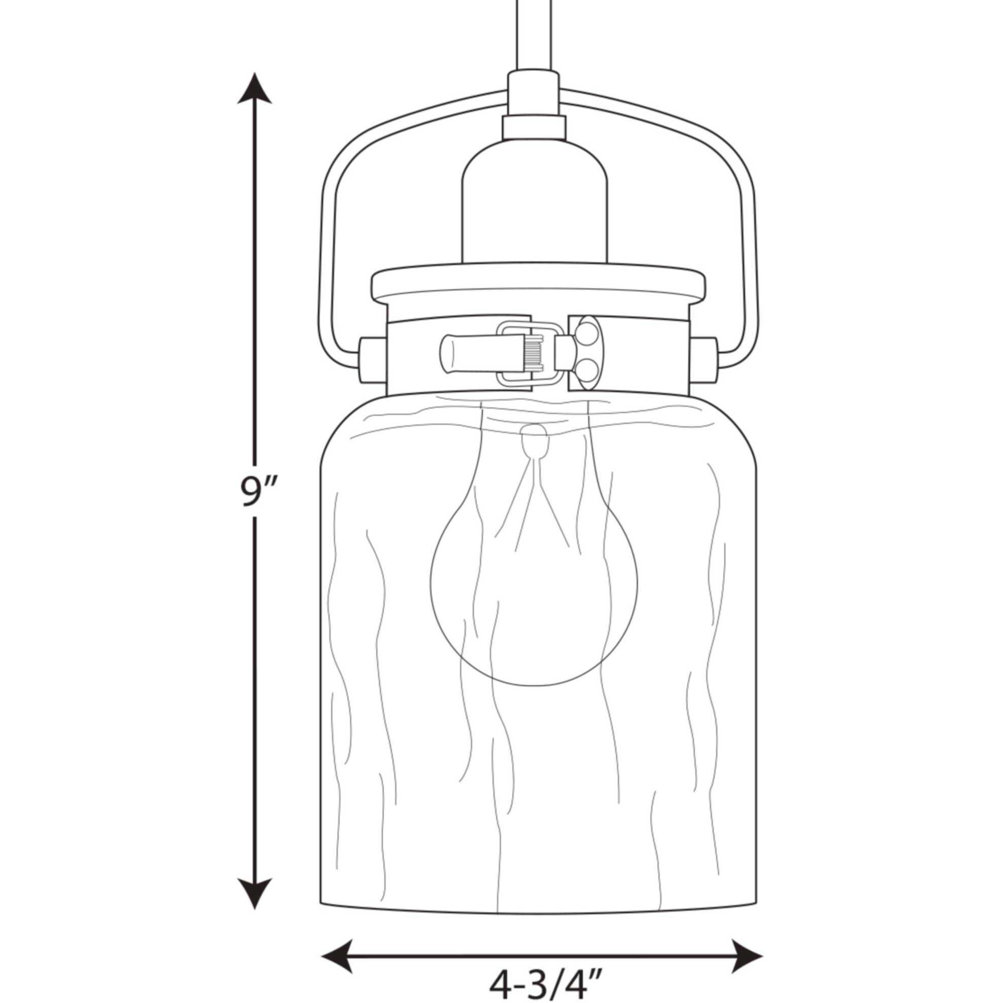 Calhoun 1 Light 5 inch Brushed Nickel Mini-Pendant Ceiling Light