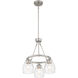 Winsley 3 Light 17 inch Brushed Nickel Chandelier Ceiling Light