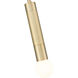 Stari 1 Light 4.75 inch Modern Gold Pendant Ceiling Light