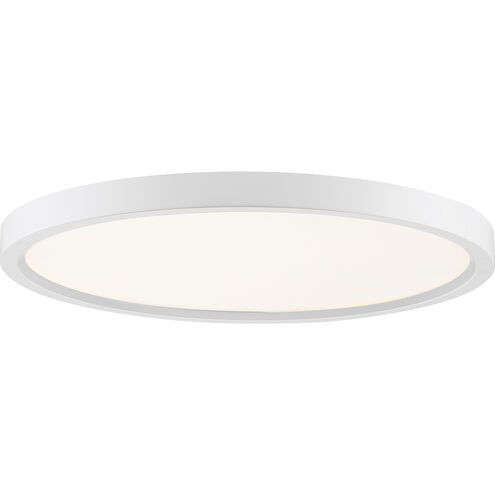 Outskirts LED 15 inch Fresco Flush Mount Ceiling Light in Italian Fresco