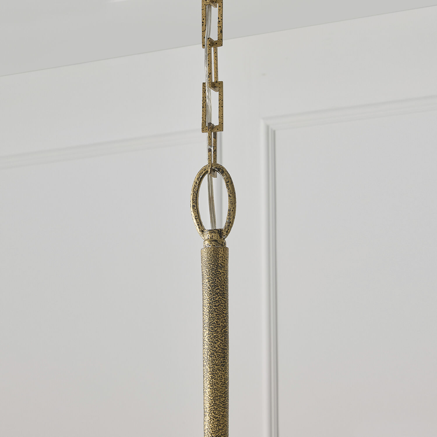 Savari 6 Light 39 inch Artisan Gold Chandelier Ceiling Light