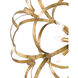 Sappho 9 Light 33.5 inch Autumn Gold Orb Chandelier Ceiling Light