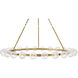 Coco 24 Light 59.75 inch Lacquered Brass Chandelier Ceiling Light