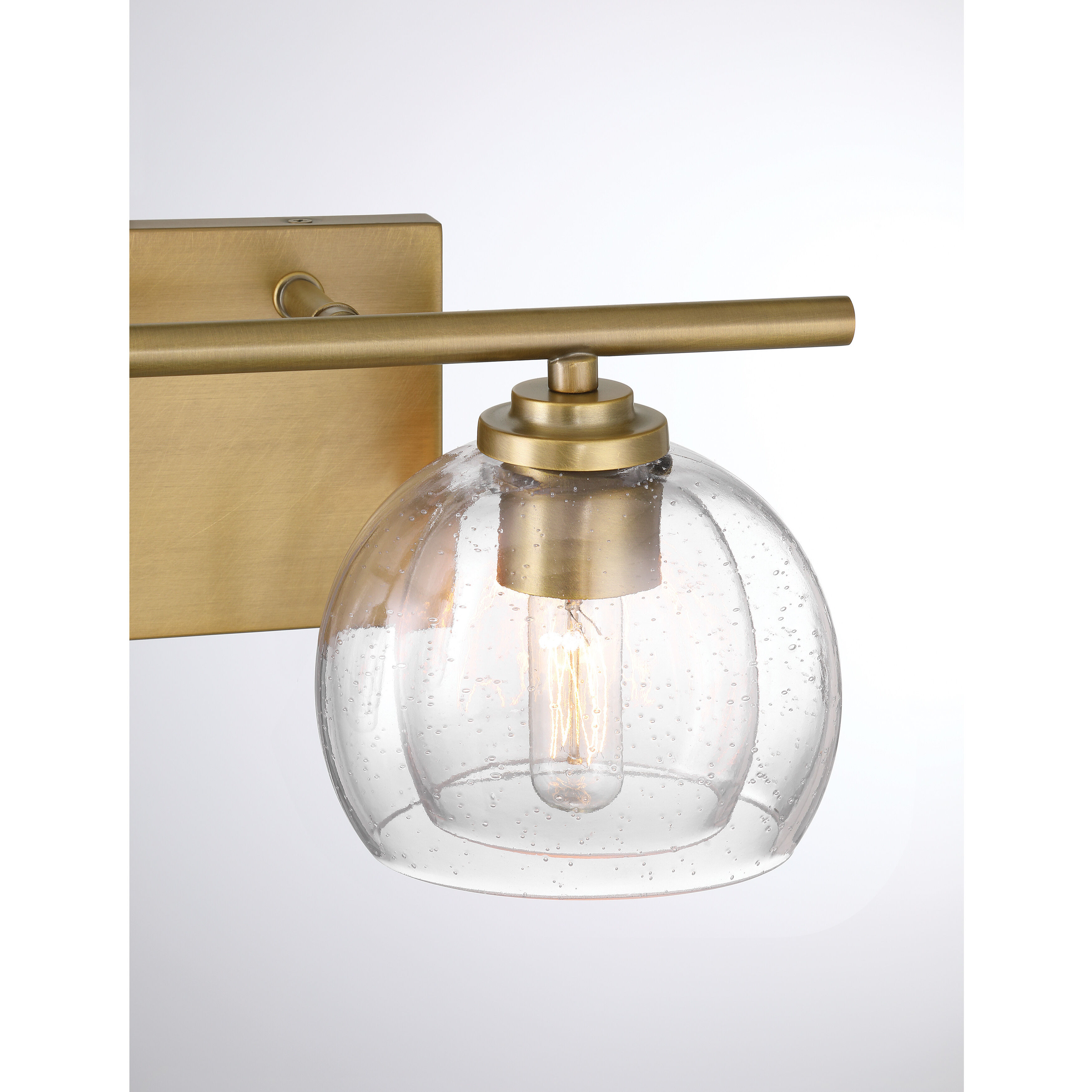 Glint 2 Light 15.5 inch Legacy Brass Vanity Light Wall Light