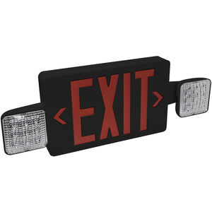 Aaliyah 4 inch Black Exit / Emergency Ceiling Light