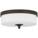 Bryce LED 16.25 inch Oil Rubbed Bronze Flush Mount Ceiling Light, Barry Goralnick Collection