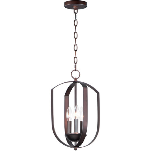 Provident 3 Light 10 inch Oil Rubbed Bronze Chandelier Ceiling Light