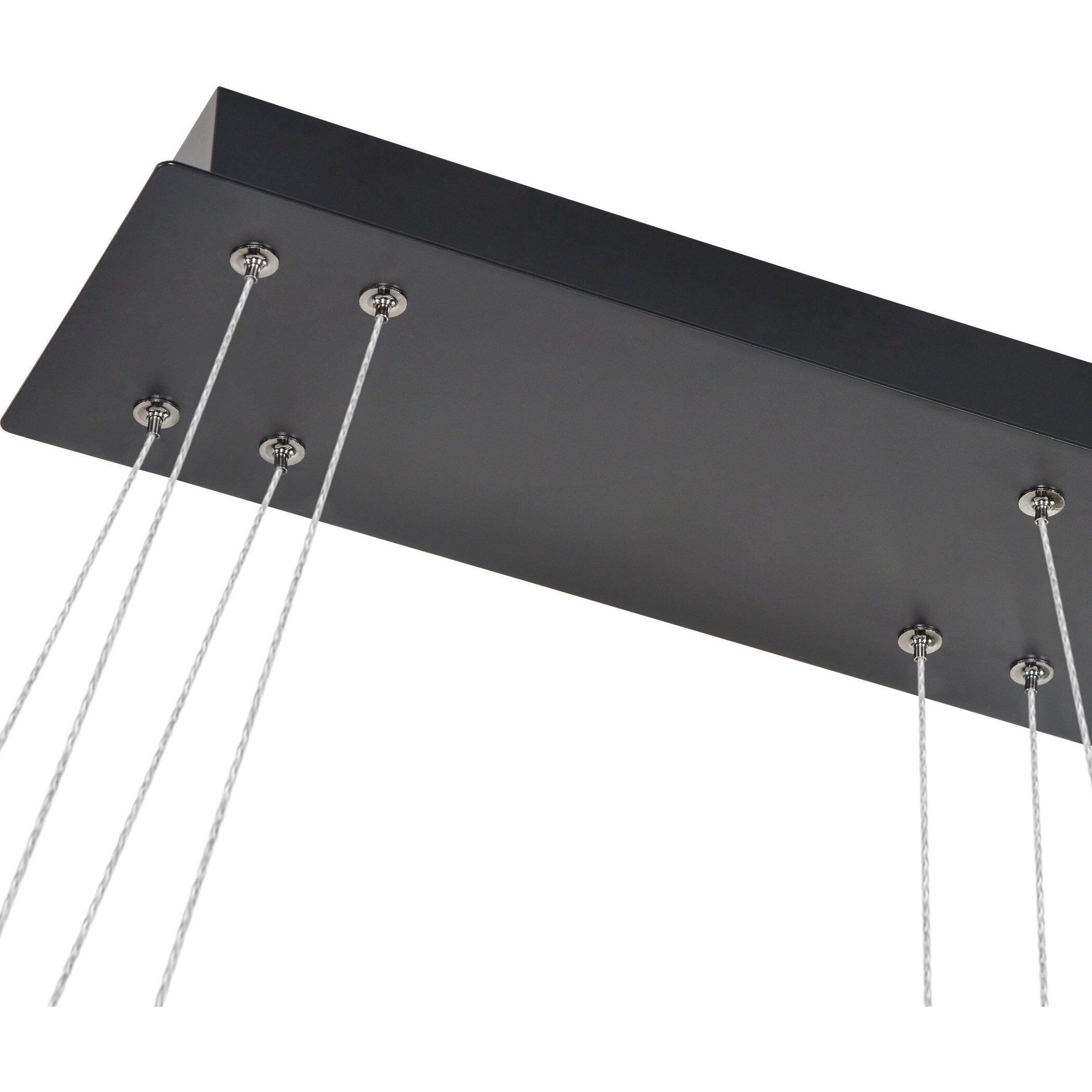 Atria Duo 17.25 inch Black Chandelier Ceiling Light