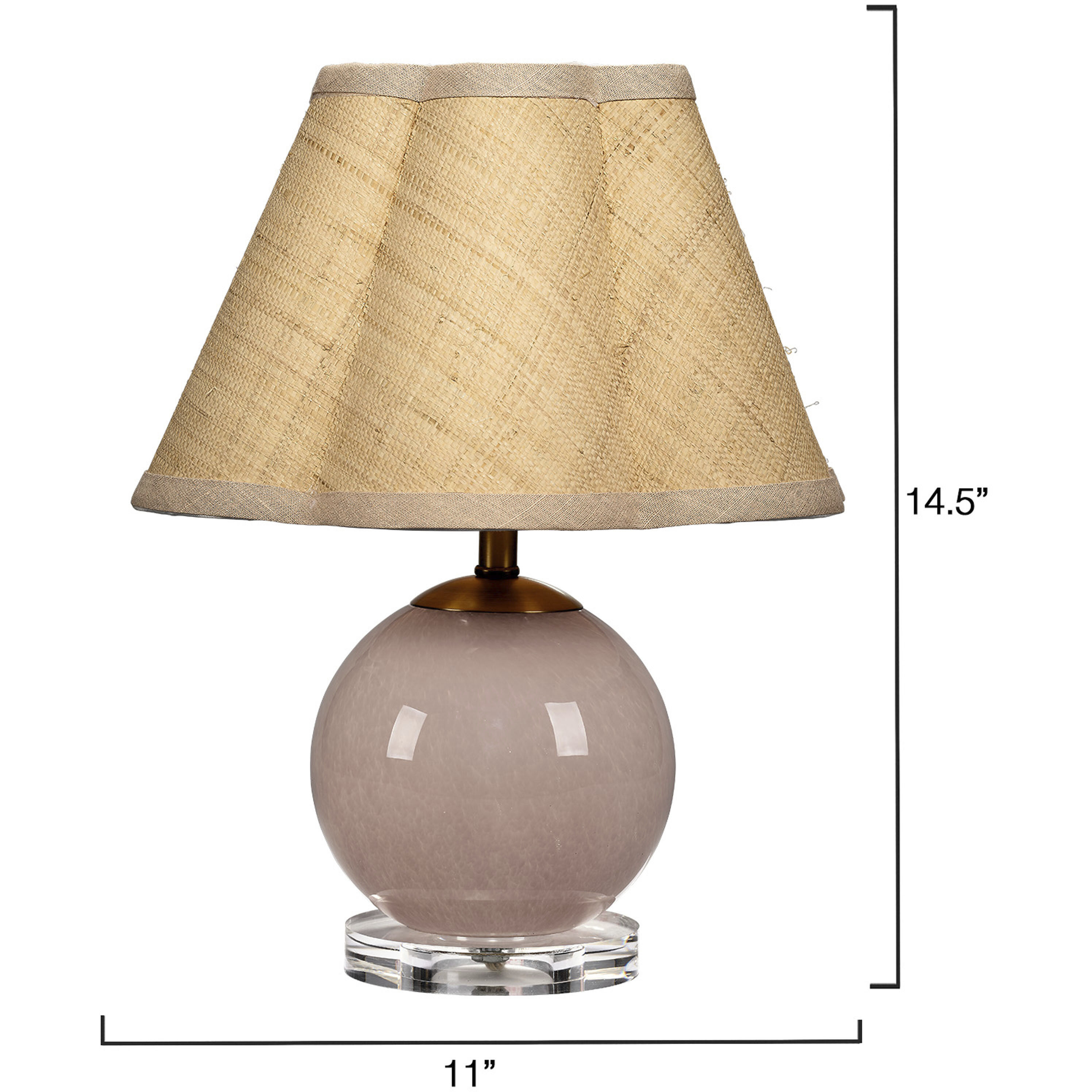 Dottie 14.5 inch 40 watt Pink Table Lamp Portable Light