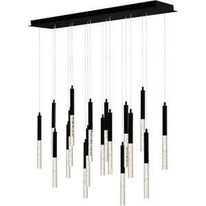 Dragonswatch LED 48 inch Black Chandelier Ceiling Light