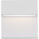 Balance LED 6 inch White Outdoor Wall Light in 4000K, dweLED