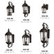 Estate Series Windsor LED 26 inch Black Outdoor Wall Mount Lantern, Medium