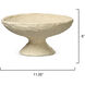 Garden Cream Pedestal Bowl