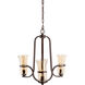 Hildago 3 Light 24 inch Chandelier Ceiling Light