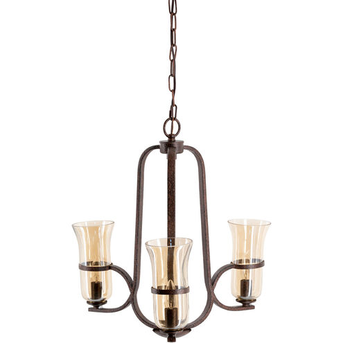 Hildago 3 Light 24 inch Chandelier Ceiling Light