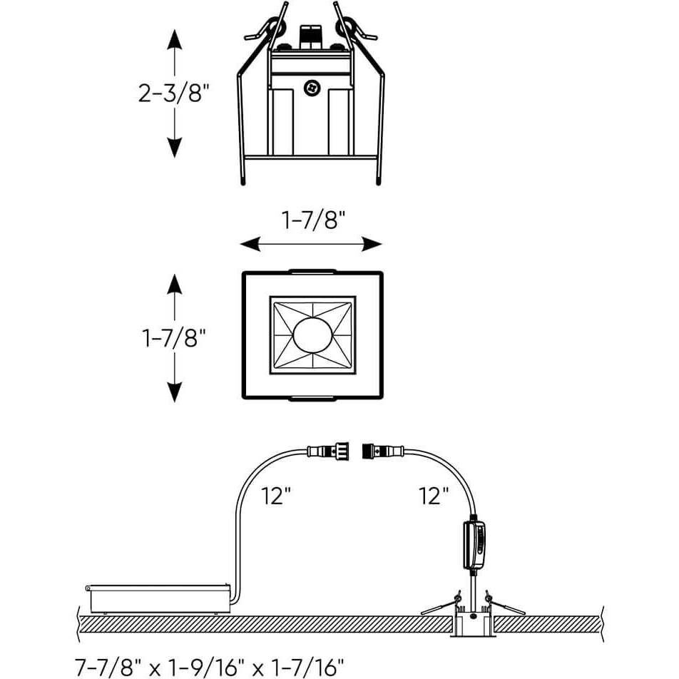PinPoint White Regressed, Recessed Down Light
