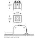 PinPoint White Regressed, Recessed Down Light