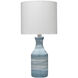 Bungalow 19.75 inch 60 watt Blue Table Lamp Portable Light