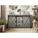Austin 54 X 34 inch Rustic Grey Bathroom Vanity Cabinet