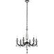 Verona 6 Light 29.9 inch Black Chandelier Ceiling Light, Schonbek Signature