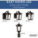 East Haven LED LED 10 inch Antique Bronze Outdoor Wall Lantern, Medium, Progress LED