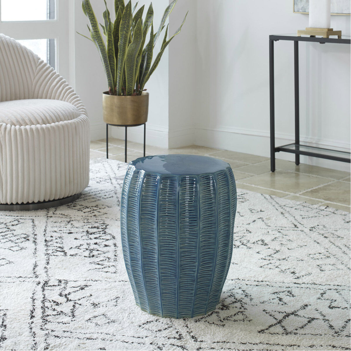 Better homes & gardens 17 inch marina ceramic garden stool deals