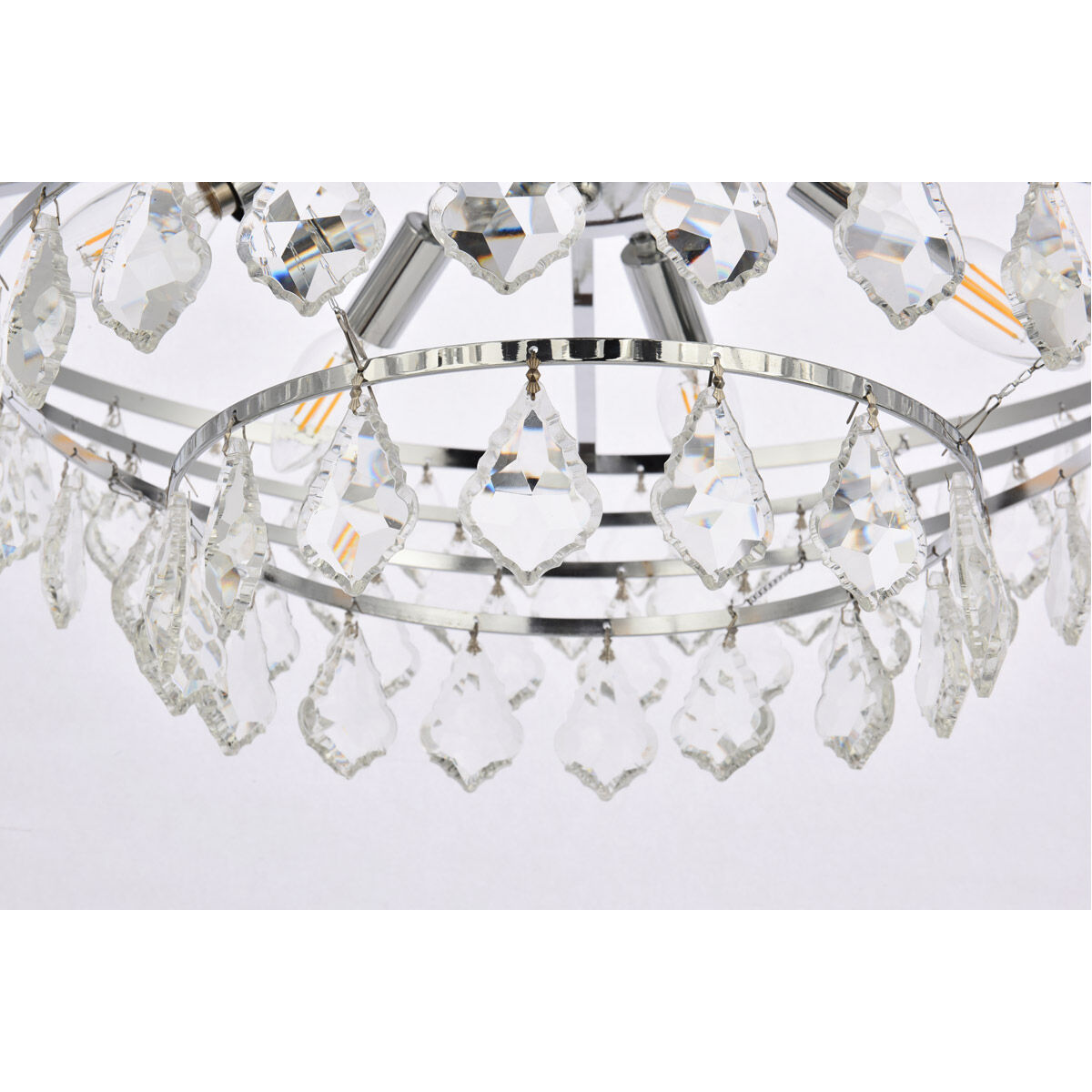 Ella 6 Light 28 inch Chrome Pendant Ceiling Light