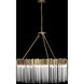 Matrix 12 Light 40 inch Havana Gold Chandelier Ceiling Light