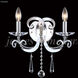 Sun Sphere Europa 2 Light 14 inch Silver Wall Sconce Wall Light